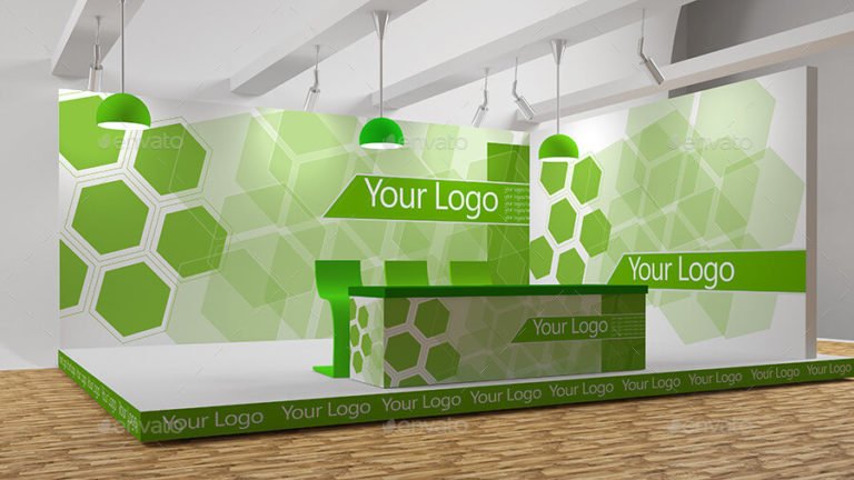 Best Free Creative Booth Mockup Psd Template Trade Show