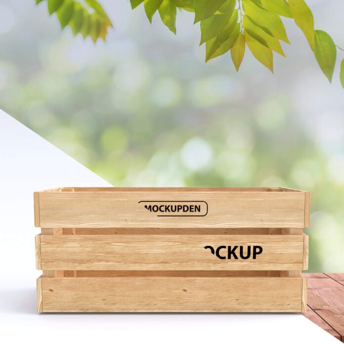 Free Wood Box Mockup Psd Template Mockup Den