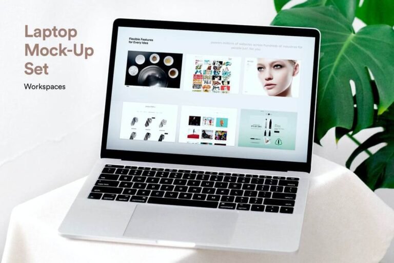 Best Free Laptop Screen Mockup Psd Templates