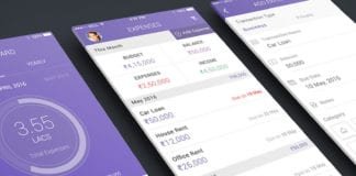 Finance App Mockup