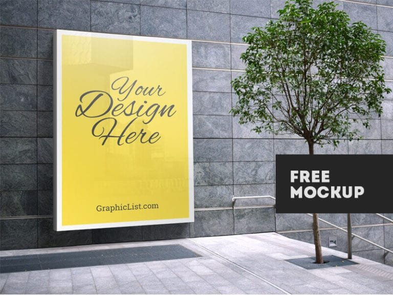 High Quality Photo-Realistic Outdoor Advertising Mockup