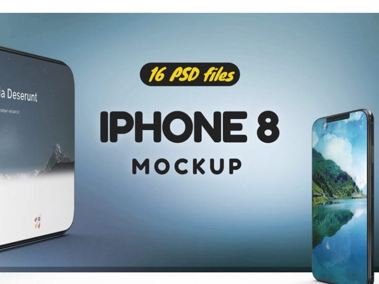 New iPhone 8 Pre-launch Mockup Set