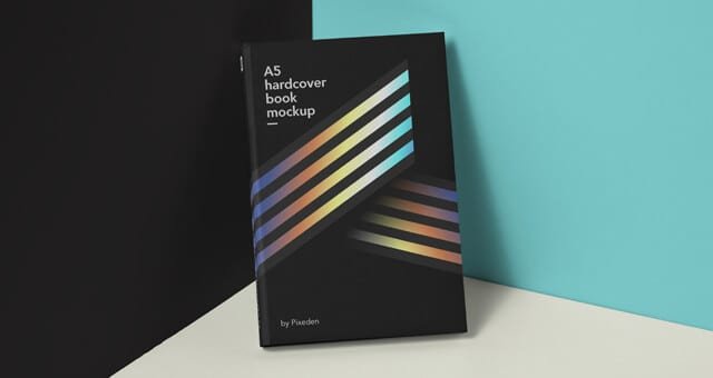PSD Book Hardcover Mockup – High-Res mockup free for download