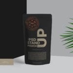 Realistic Food Packaging Pouch Mockup PSD