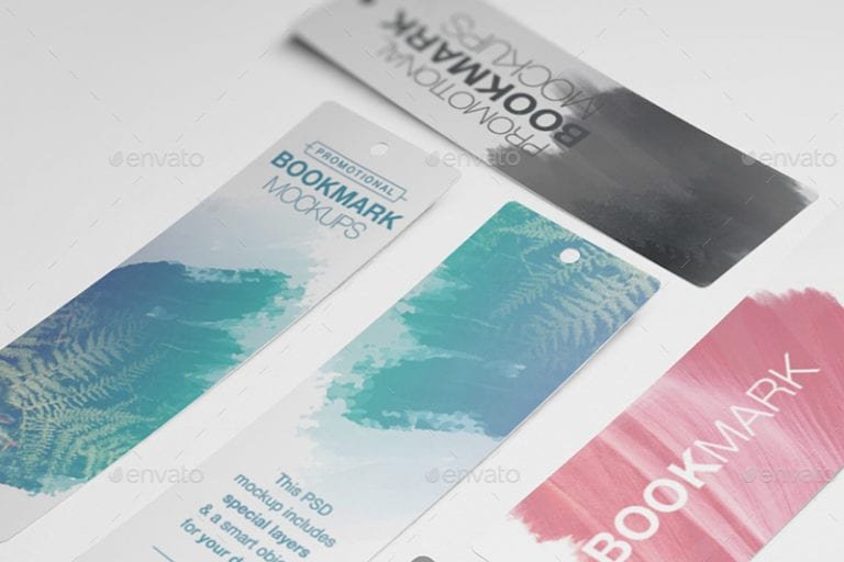 Bookmark Mockup | 25+ diversified list of Bookmark PSD and Vector templates