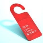 Door Hanger Mockup