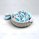 3D Realistic Easter Eggs Mockup