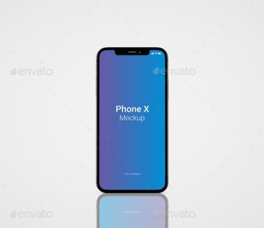 Fashionable Phone X Mockup