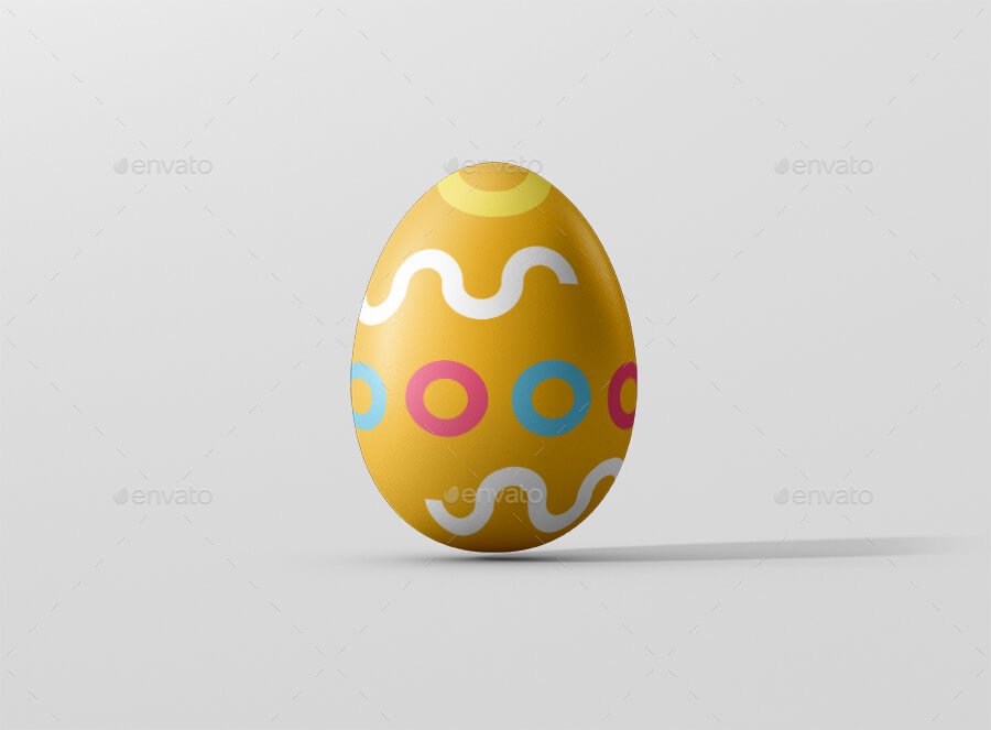 Get Download Exclusive Easter Egg MockUp - mockupden