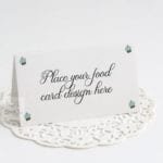 Naturalistic Table food card mockup