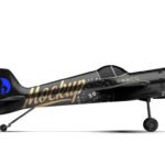 Black Aerotatic Aircraft Mockup