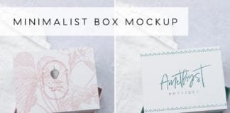 Designer Minimalist Elegant Box Mockup