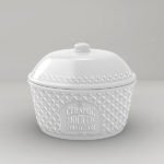 Designed Ceramic Pot Packaging MockUp