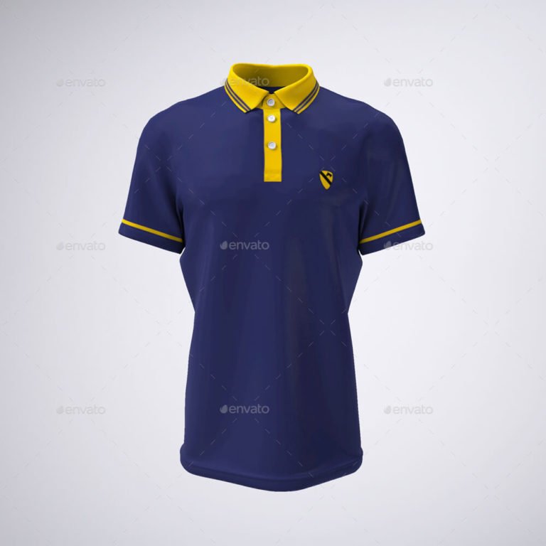 Customizable single Golf Shirt MockUp