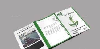 Exclusive A5 Trifold Brochure Mockup