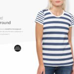 Clean Design Women T-Shirt Mockups Set