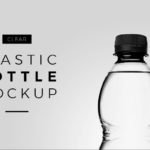 Single Clean design Plastic Bottle Mockup