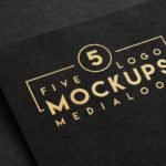 Elegant Professional Black Logo Mockups
