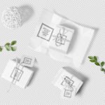 Top view Free Craft Soap Mockup