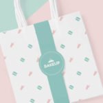 Free Tote Bag Mockup with envelope