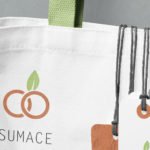 Free Hanging Tags Mockup with bag