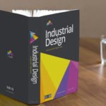 Front view Free Standing Book Mockup PSD