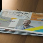 Free High resolution Photorealistic Half Folded Newspaper Mockup