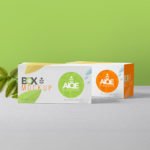 Free Photorealistic Front view Tea Packaging Mockup