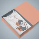 Free Box Packed Tee Shirt Mockup