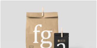 Free Photorealistic Customizable Paperbag Mockup