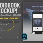 Elegant Audiobook Mockup PSD Template