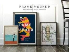 Clean Design Frame Mockup