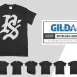 Black Gildan 8000 DryBlend Adult T-Shirt Mockup