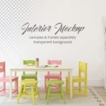 Multi colored Playroom Mockup