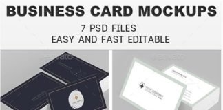 Professional Business Card Mockup