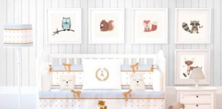 Front view Baby Room Mockup