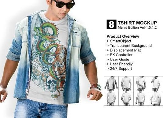 Design Mens Tshirt Mockup