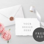 Customizable Wedding Invitation Card Mockup