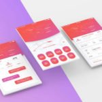 Perspective View Mobile App Screens Mockup