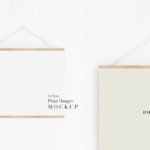 Horizontal Ratio Print Hanger Mockup