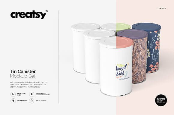 Download Cylinder Packaging Mockup | 22+ Artistic form of Cylinder ...