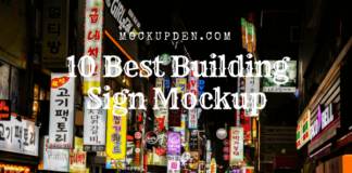 Building Sign Mockup
