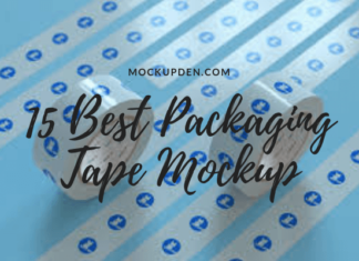Packaging Tape Mockup