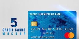Credit card Mockup