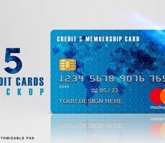 Credit card Mockup