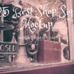 Shop Sign Mockup