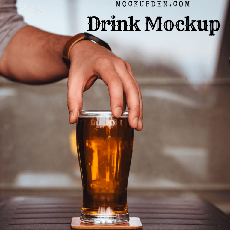 Drink Mockup | 37+ Most Creative Drink Packaging Mockup Template