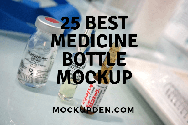 Medicine Bottle Mockup