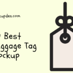 Luggage Tag Mockup