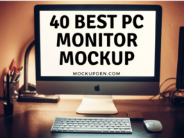 PC Monitor Mockup